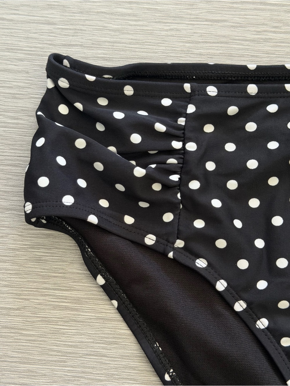 New York & Company Black with White Polka Dot Swim Bottoms Medium NWOT - Picture 9 of 9